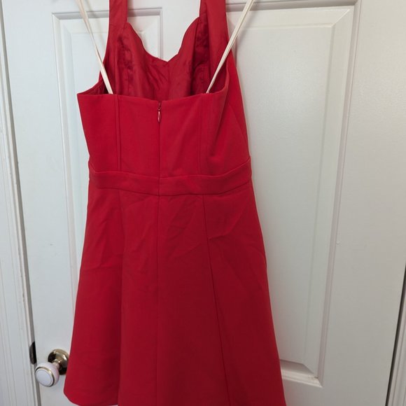 BCBGeneration A-Line Mini Red Dress - Size 6 - Picture 7 of 10